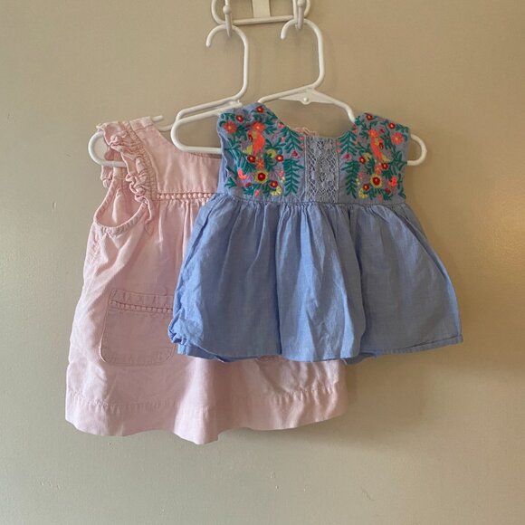 Two Sweet Gap Kids Baby Girl Dresses with Bloomers - Picture 2 of 4